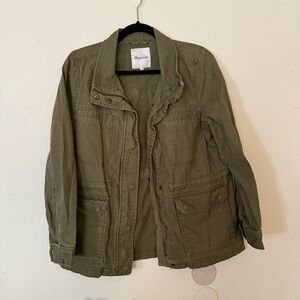 Madewell Khaki Green Utility Jacket
